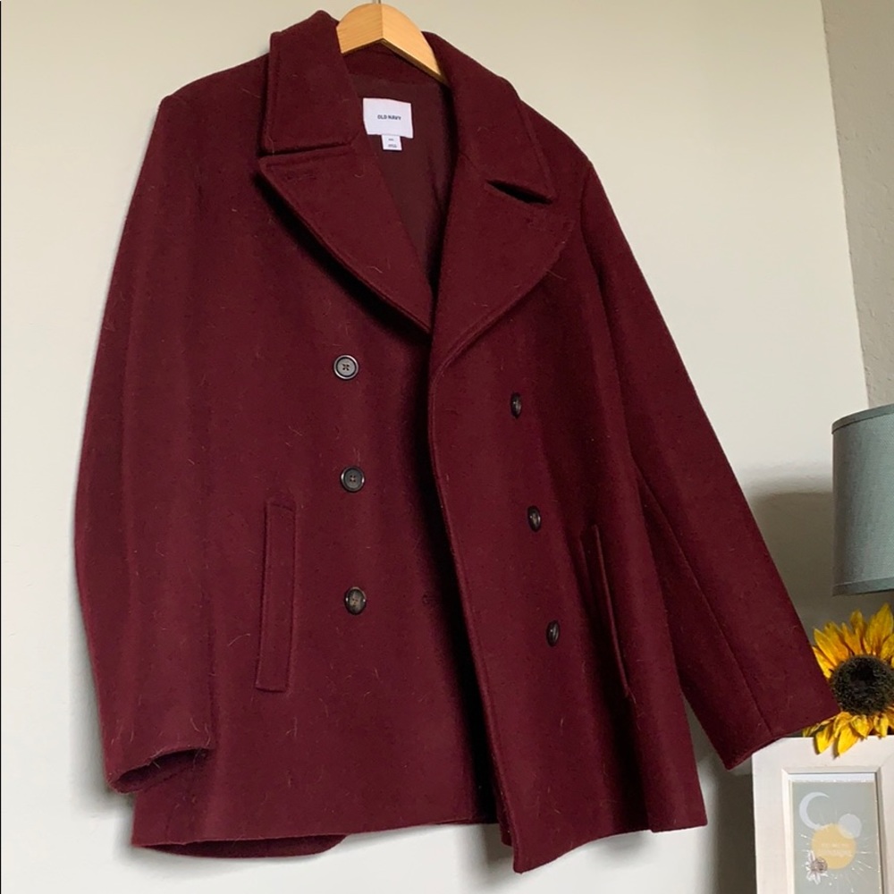 Old Navy Wine Peacoat XXL